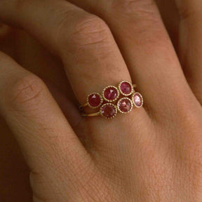 Pink Sapphire Aria Ring