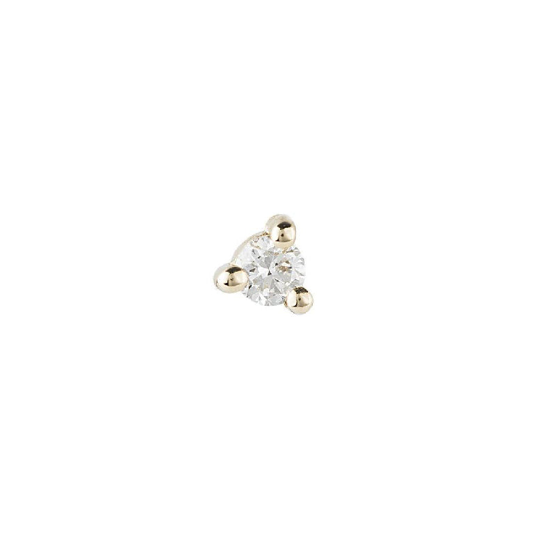 2 mm Diamond Dot Stud (Single)