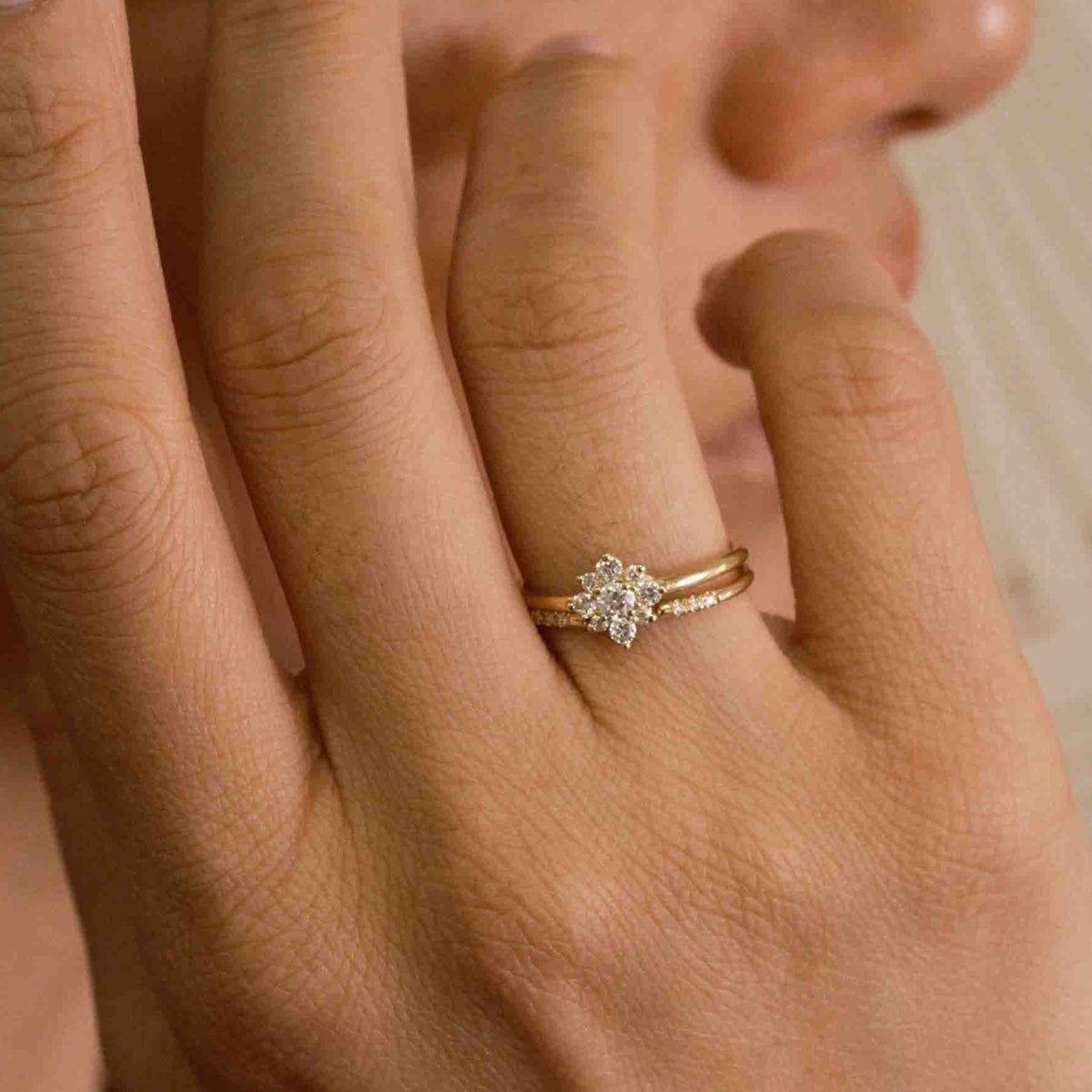 Diamond Usher Ring