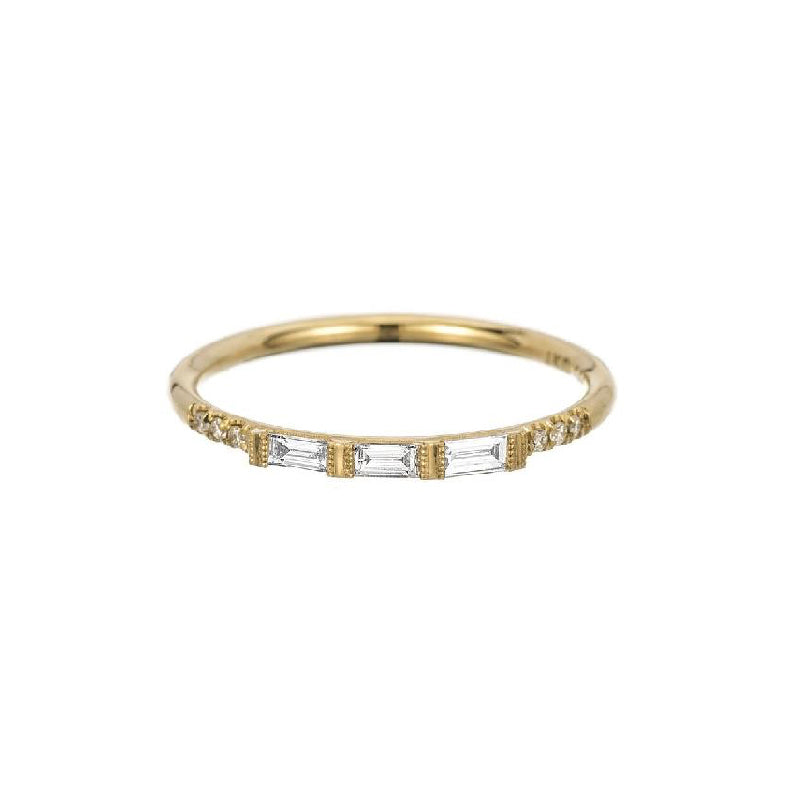 3 Baguette Equilibrium Ring