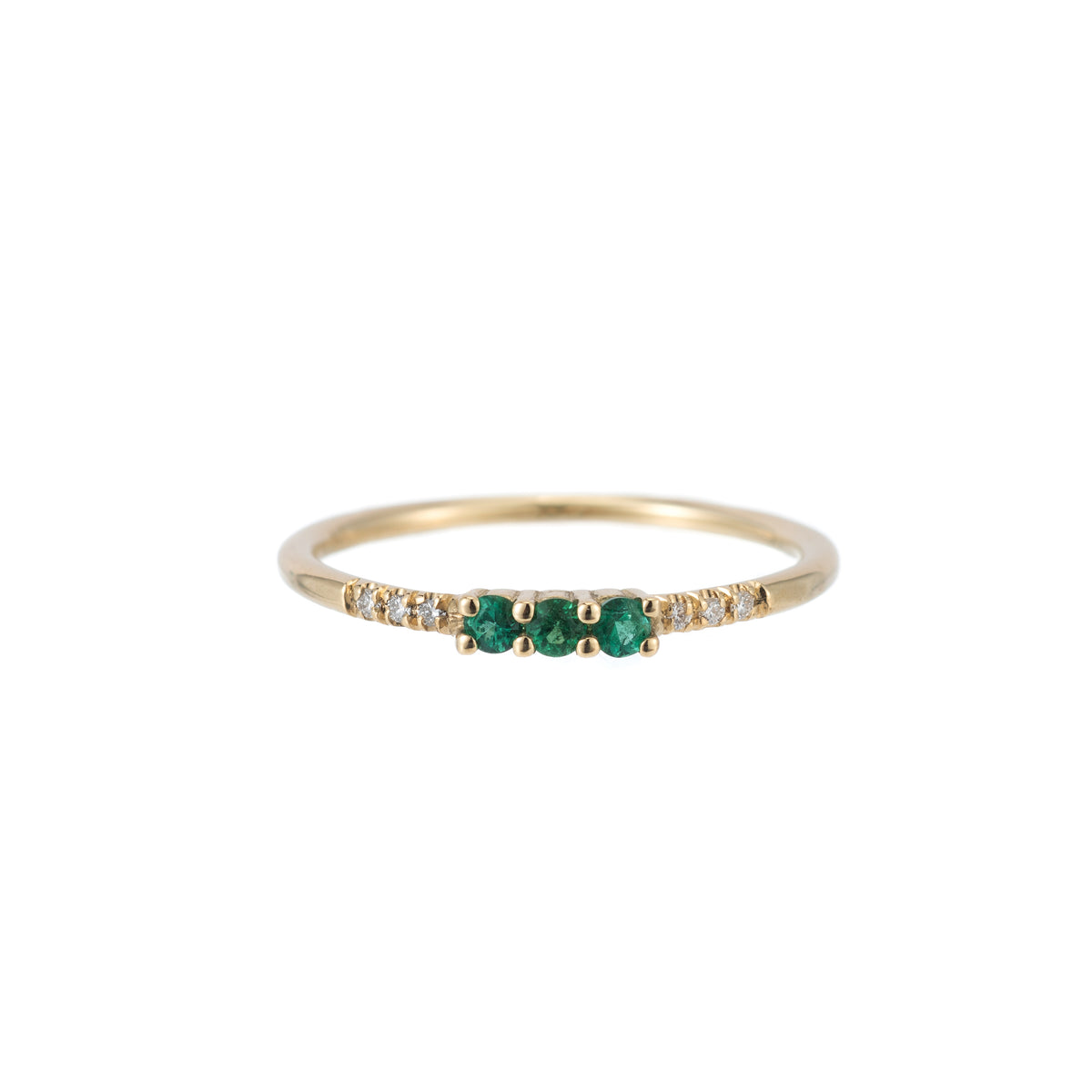 Equilibrium 3 Emerald Ring