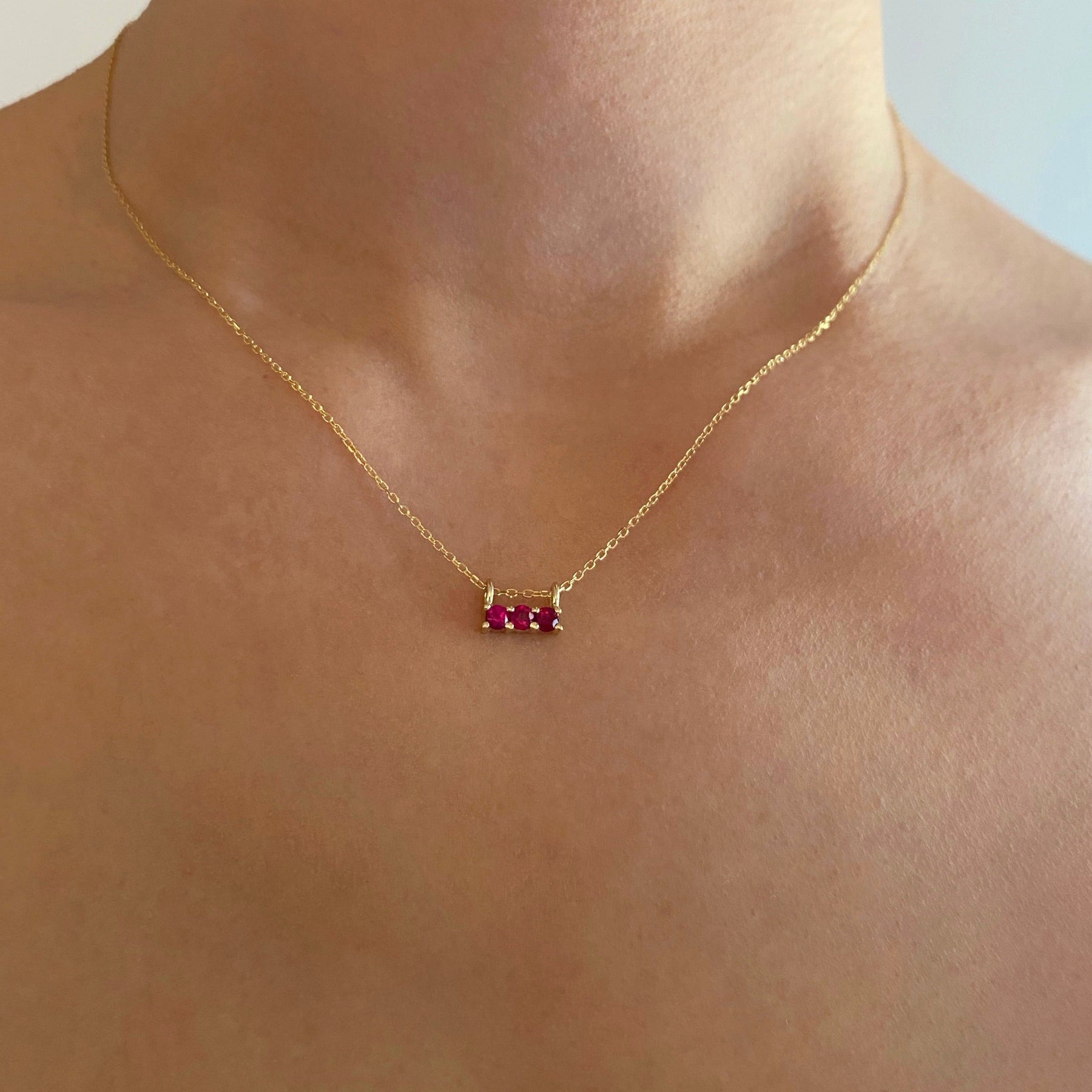 Ruby 3S Necklace (ready to ship option)*