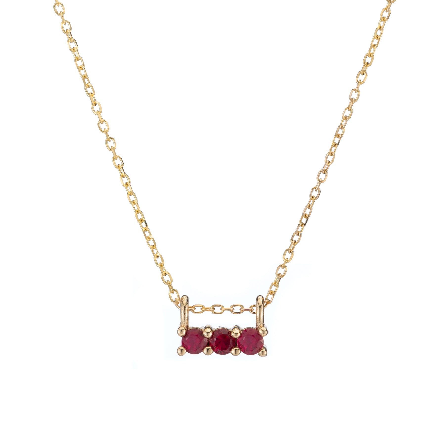 RUBY 3S NECKLACE