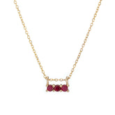 Ruby 3S Necklace (ready to ship option)*