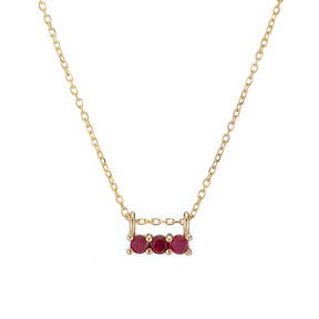 Ruby 3S Necklace (ready to ship option)*