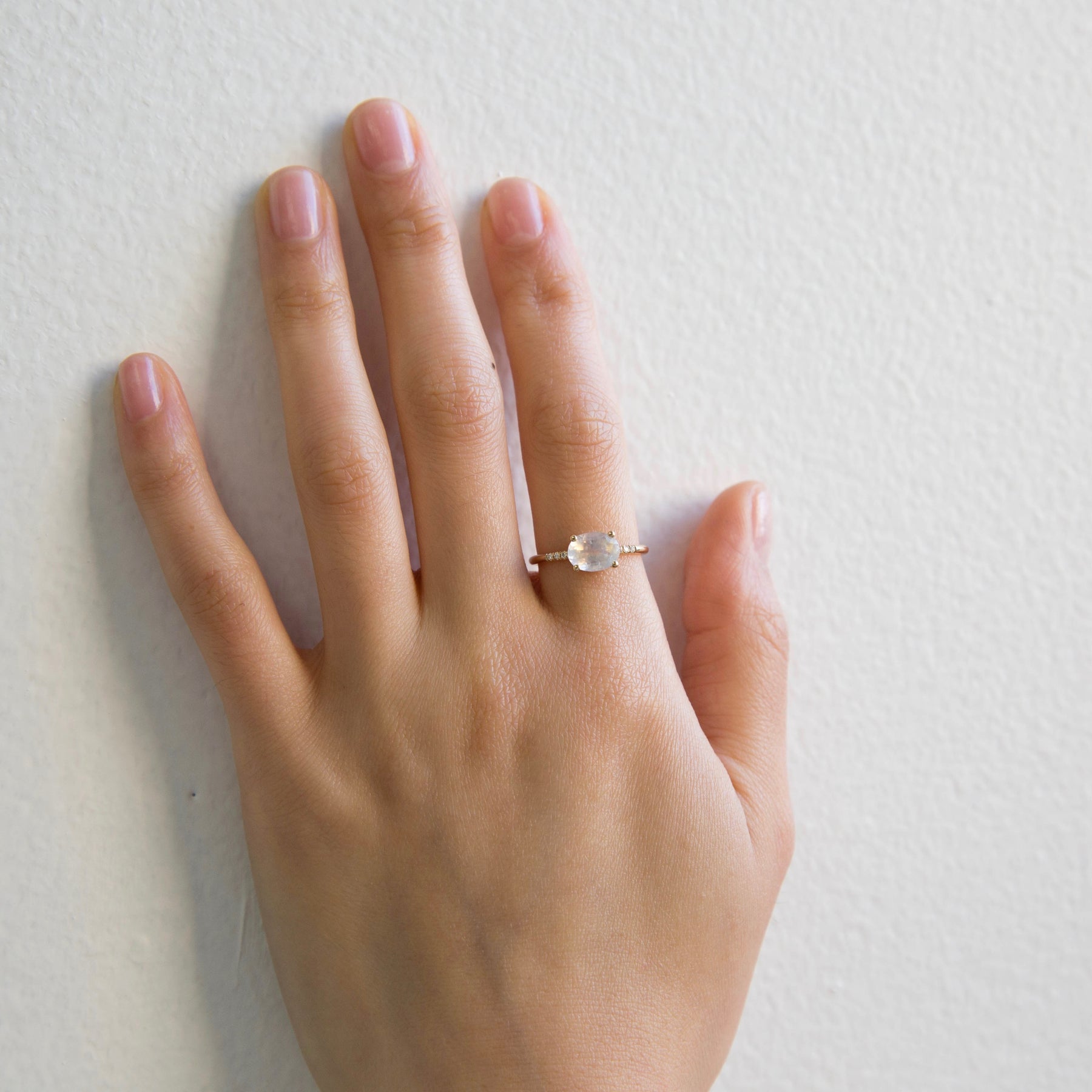 Moonstone Equilibrium Ring