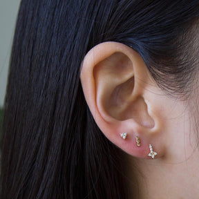 3 Dot Stud Earring 