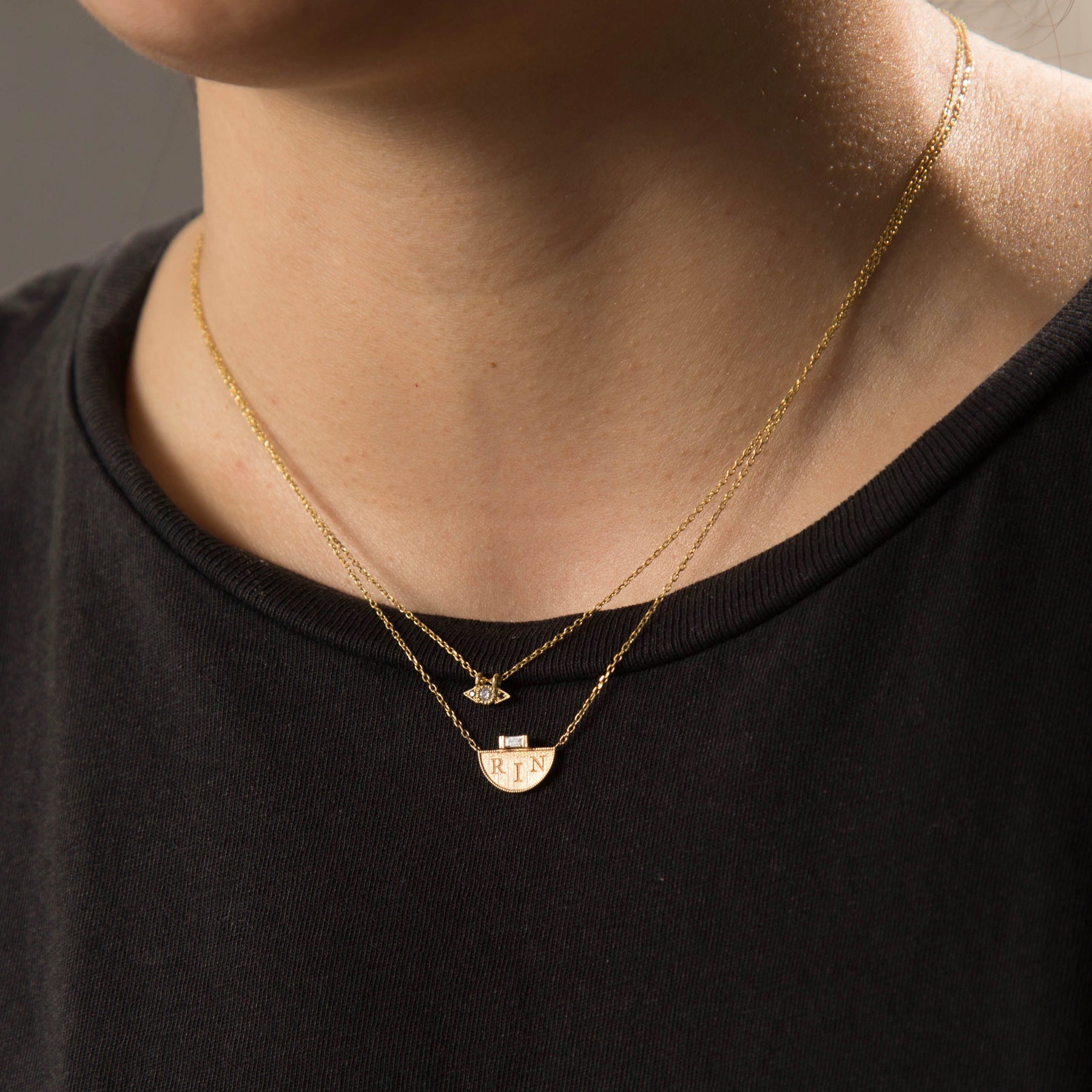 Spear Pendant Necklace, Gold Layering Necklaces for Women
