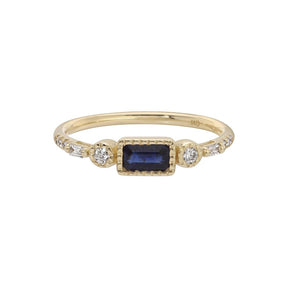 Blue Sapphire Evoke Ring