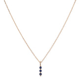 Blue Sapphire Stack Necklace