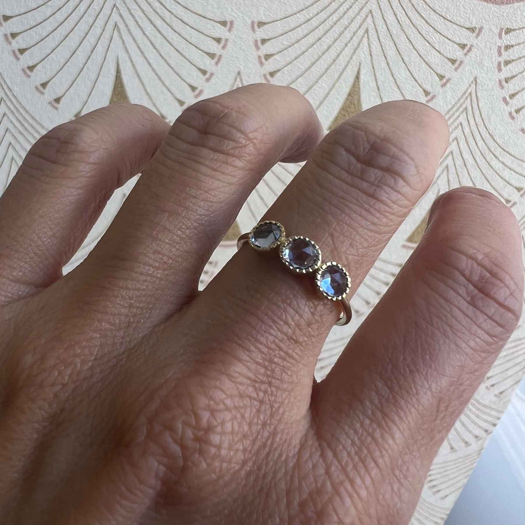 Blue Sapphire Aria Ring