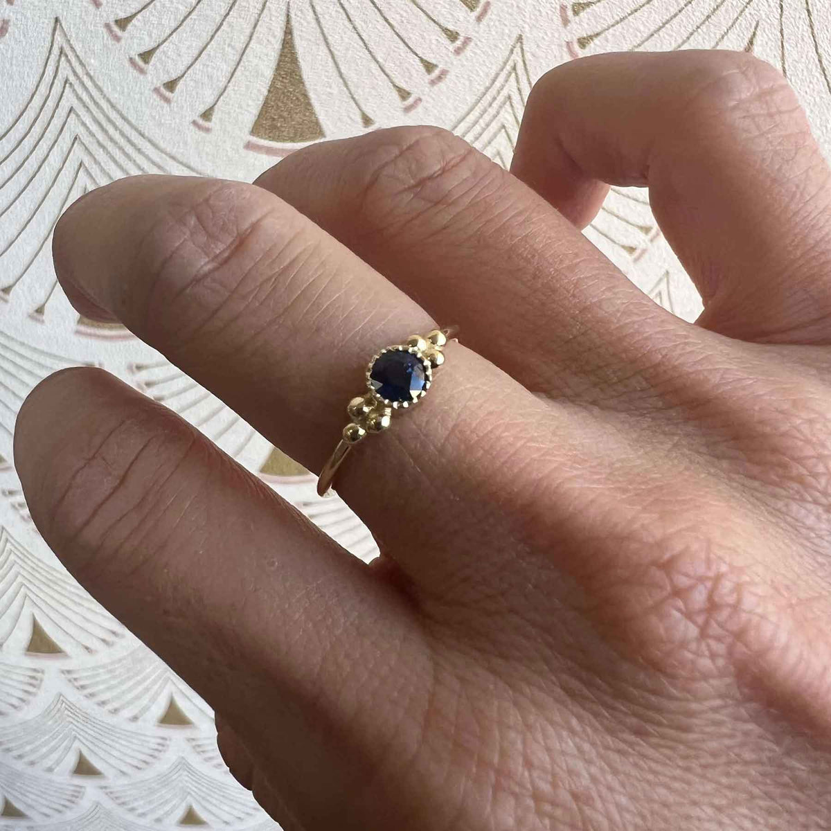 Blue Sapphire Seville Ring