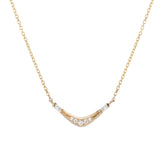 BAGUETTE WAVE NECKLACE