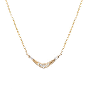 BAGUETTE WAVE NECKLACE