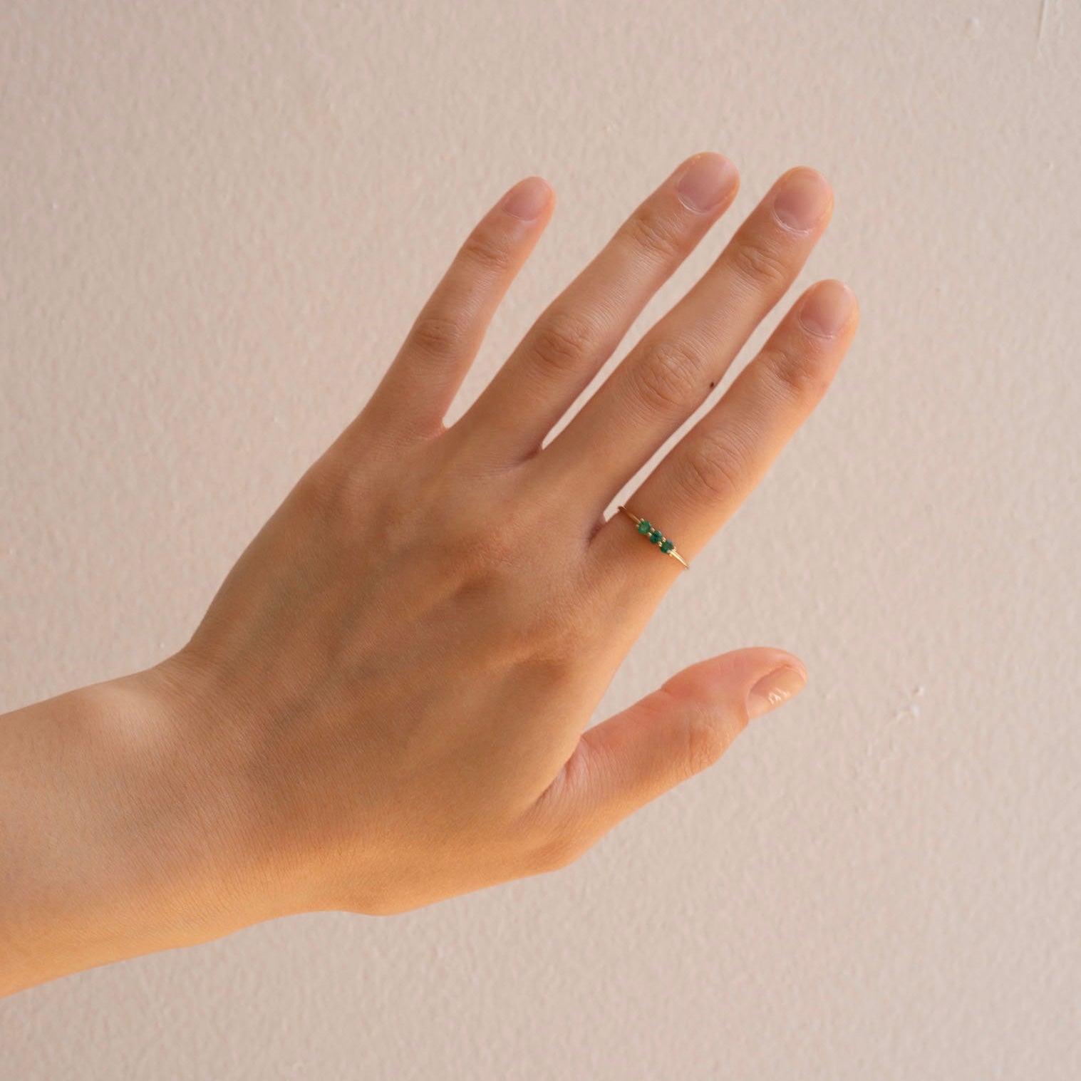 3S Emerald Ring