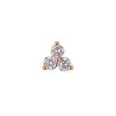 Diamond Cluster Stud (Single) (ready to ship option)*