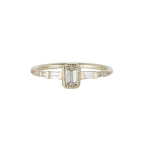 Diamond YJ Baguette Ring