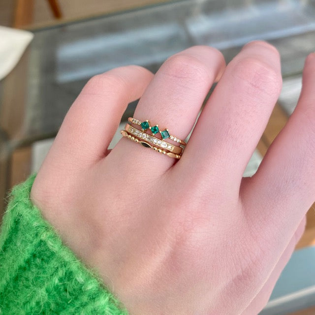 Emerald Harmony Ring