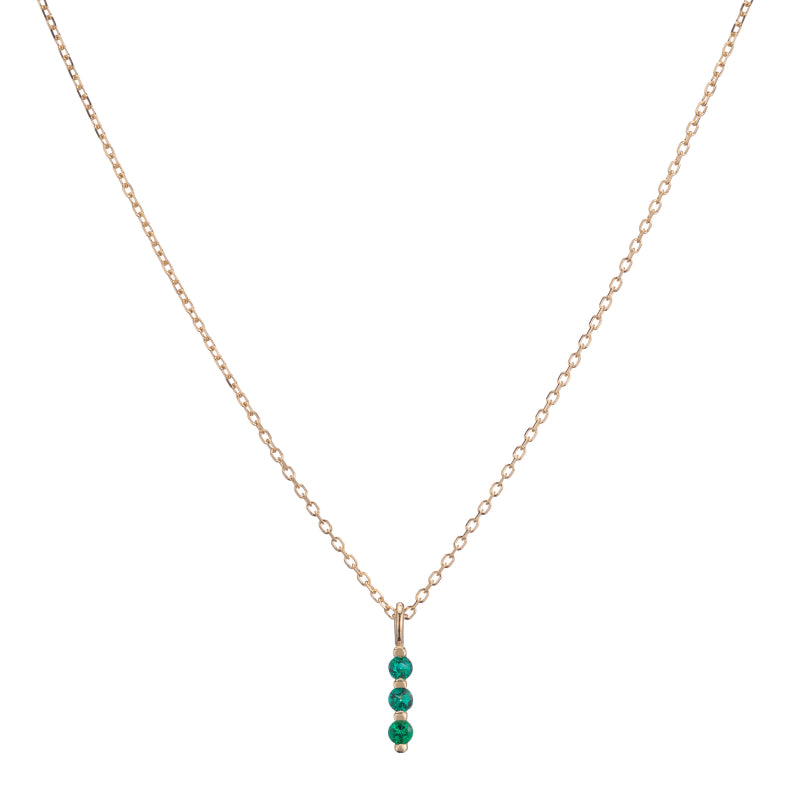 Emerald Stack Necklace