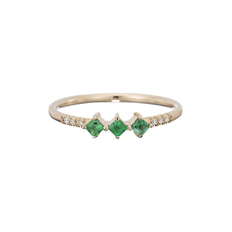 Emerald Harmony Ring