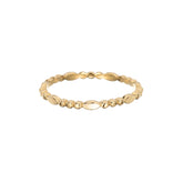 Gold Marquise Beaded Band