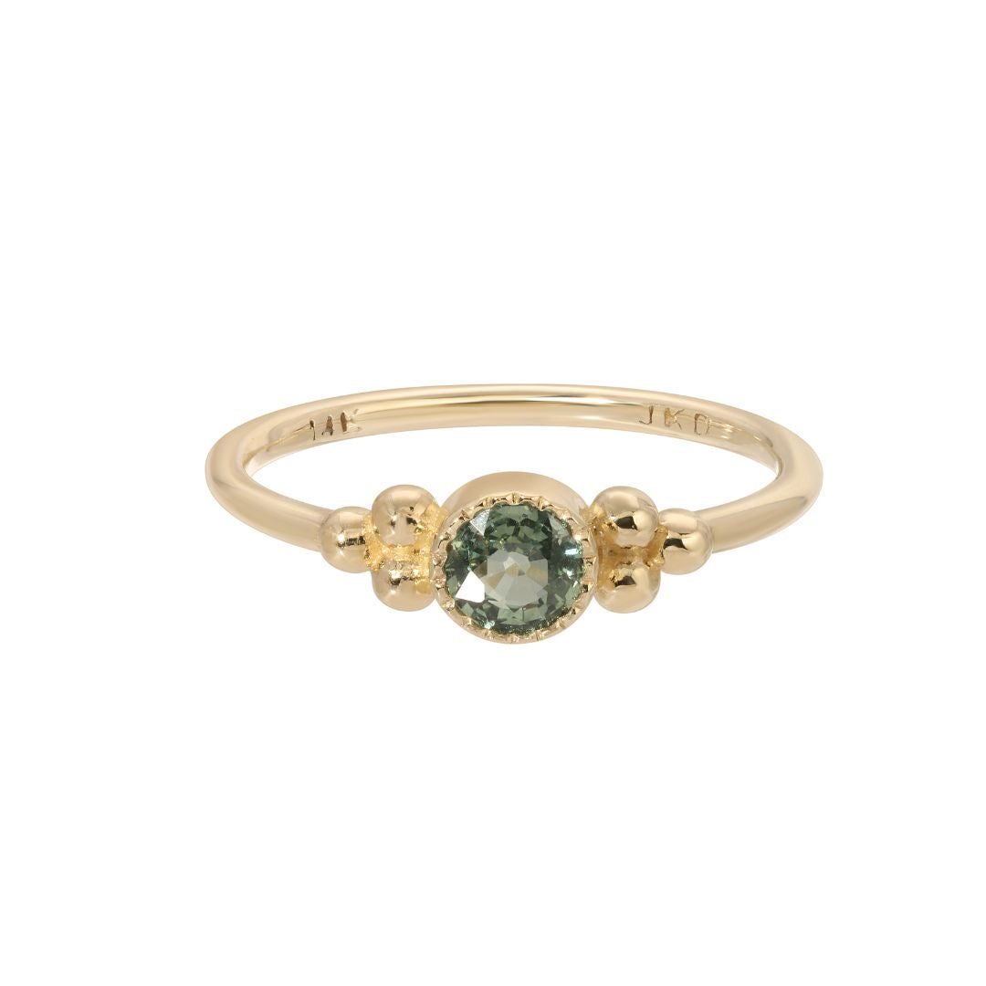 Green Sapphire Seville Ring