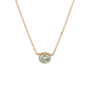 Green Sapphire Hope Necklace