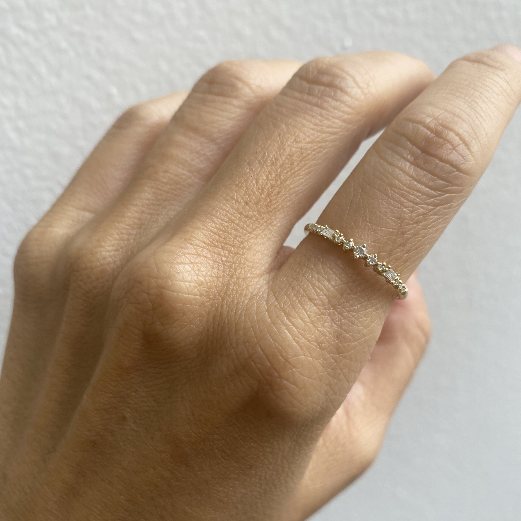 DIAMOND BAGUETTE PRELUDE RING