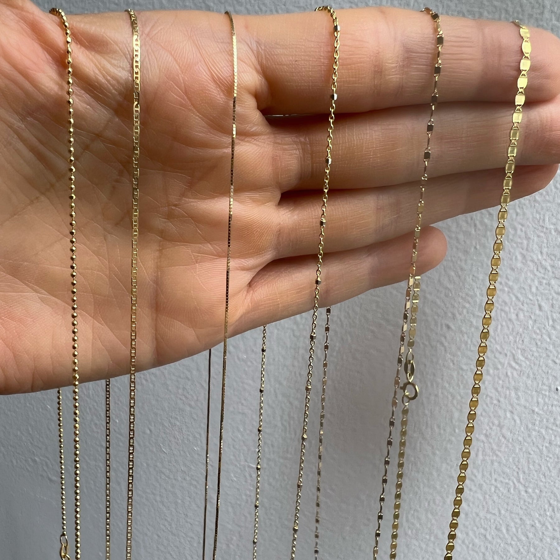 Solid Box Chain Necklace 10K Yellow Gold 20 Length | Jared