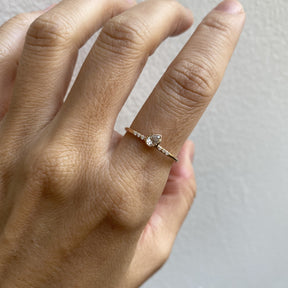 Diamond Tilt Ring