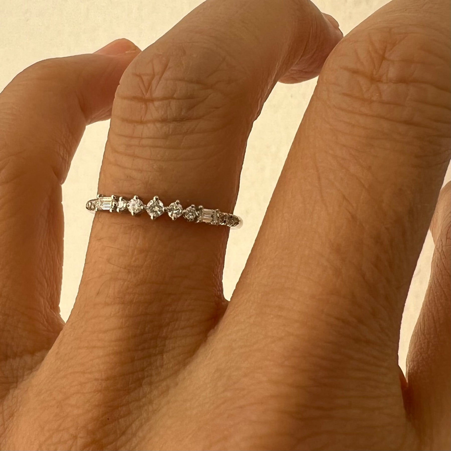 Diamond Baguette Prelude Ring