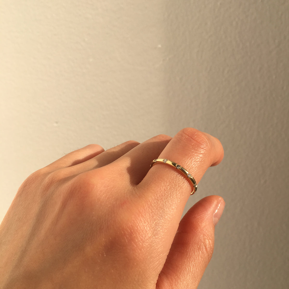 Diamond Dot Ring