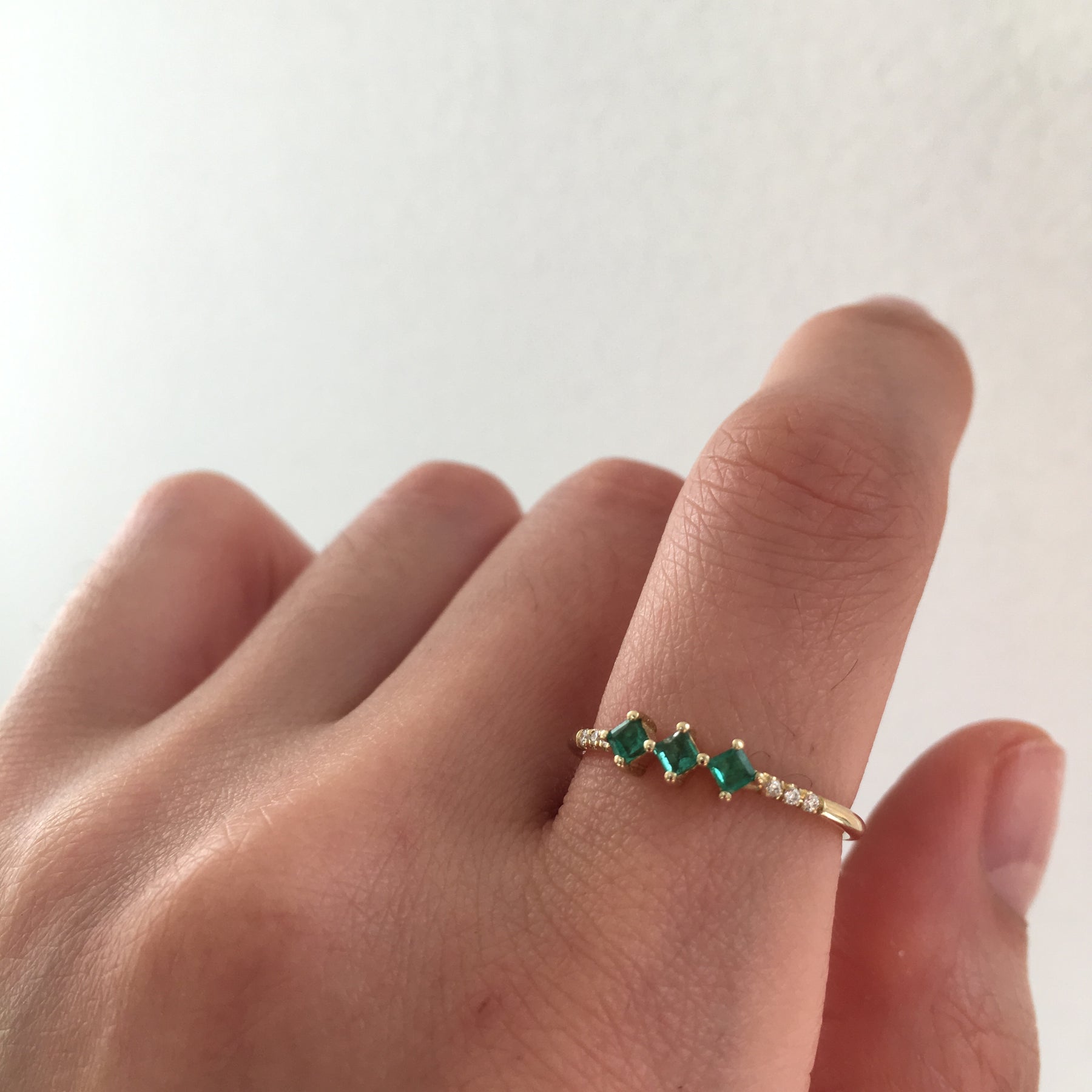 Emerald Harmony Ring