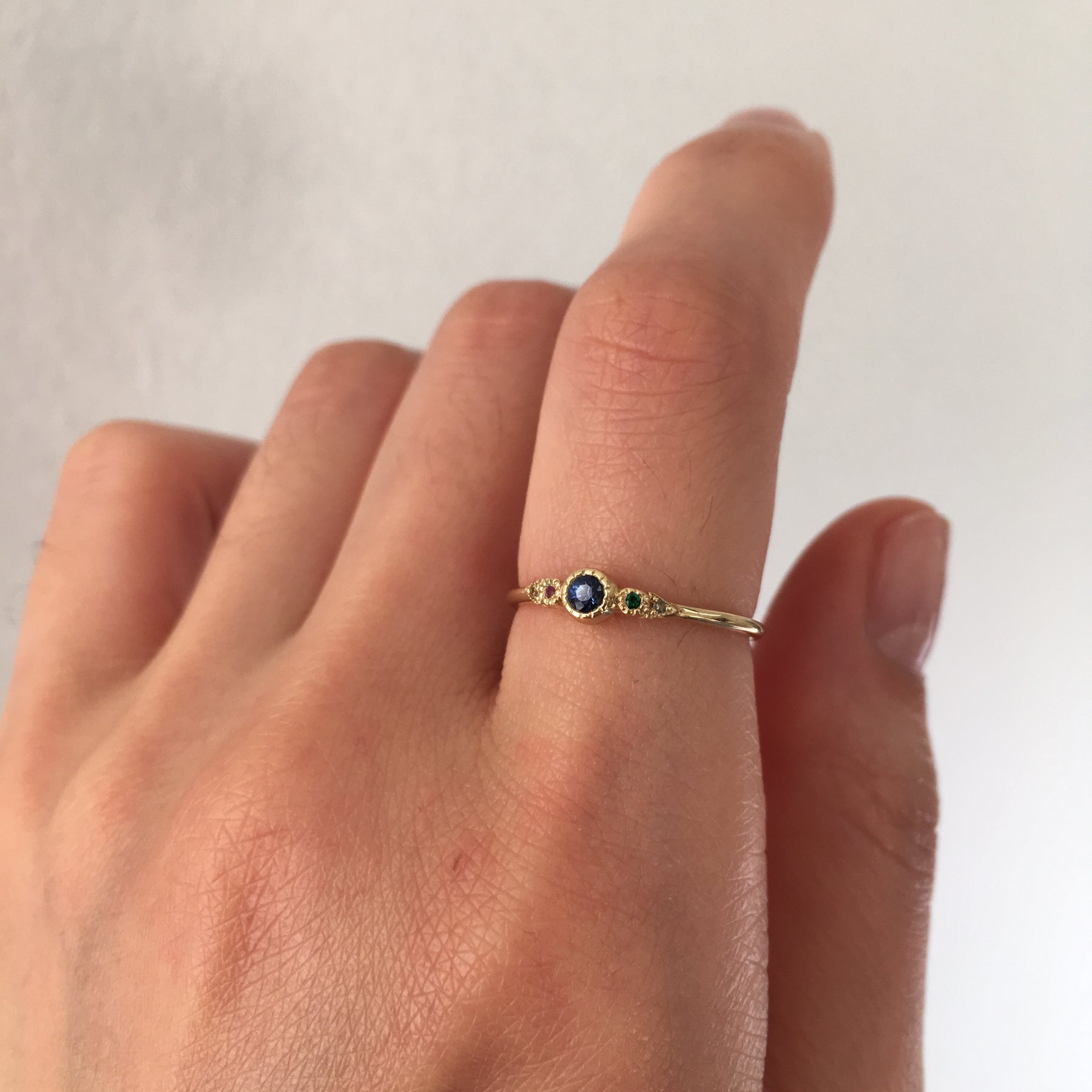 Sapphire Journey Ring