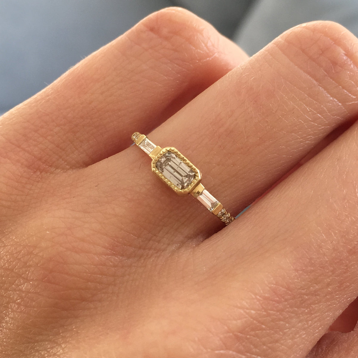 Diamond YS Baguette Ring