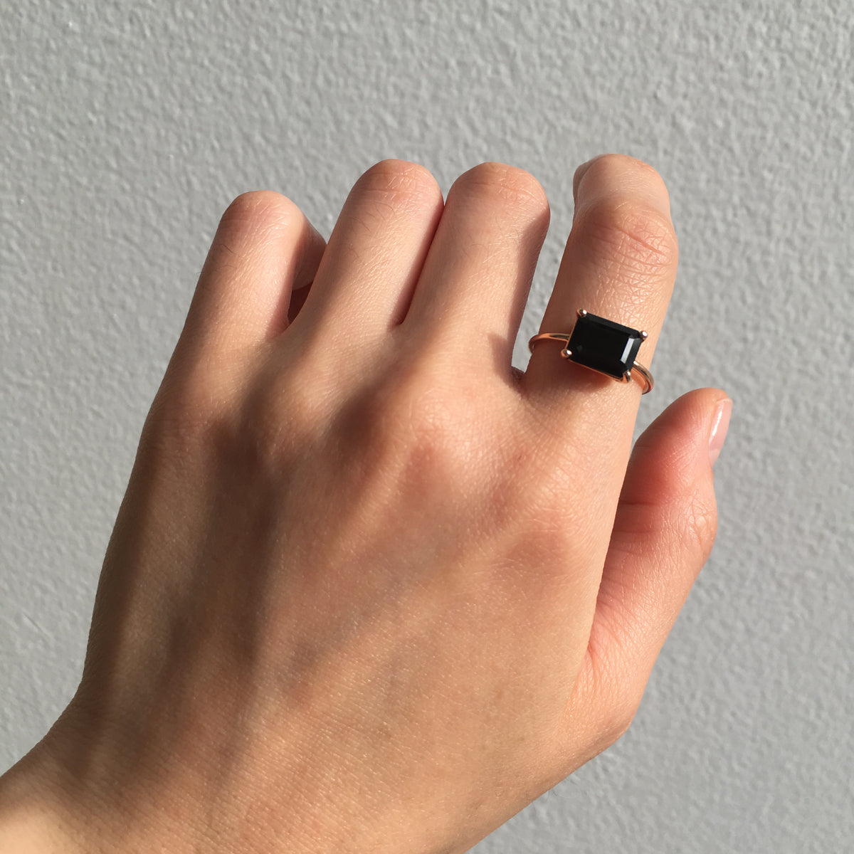 East West Onyx Ring
