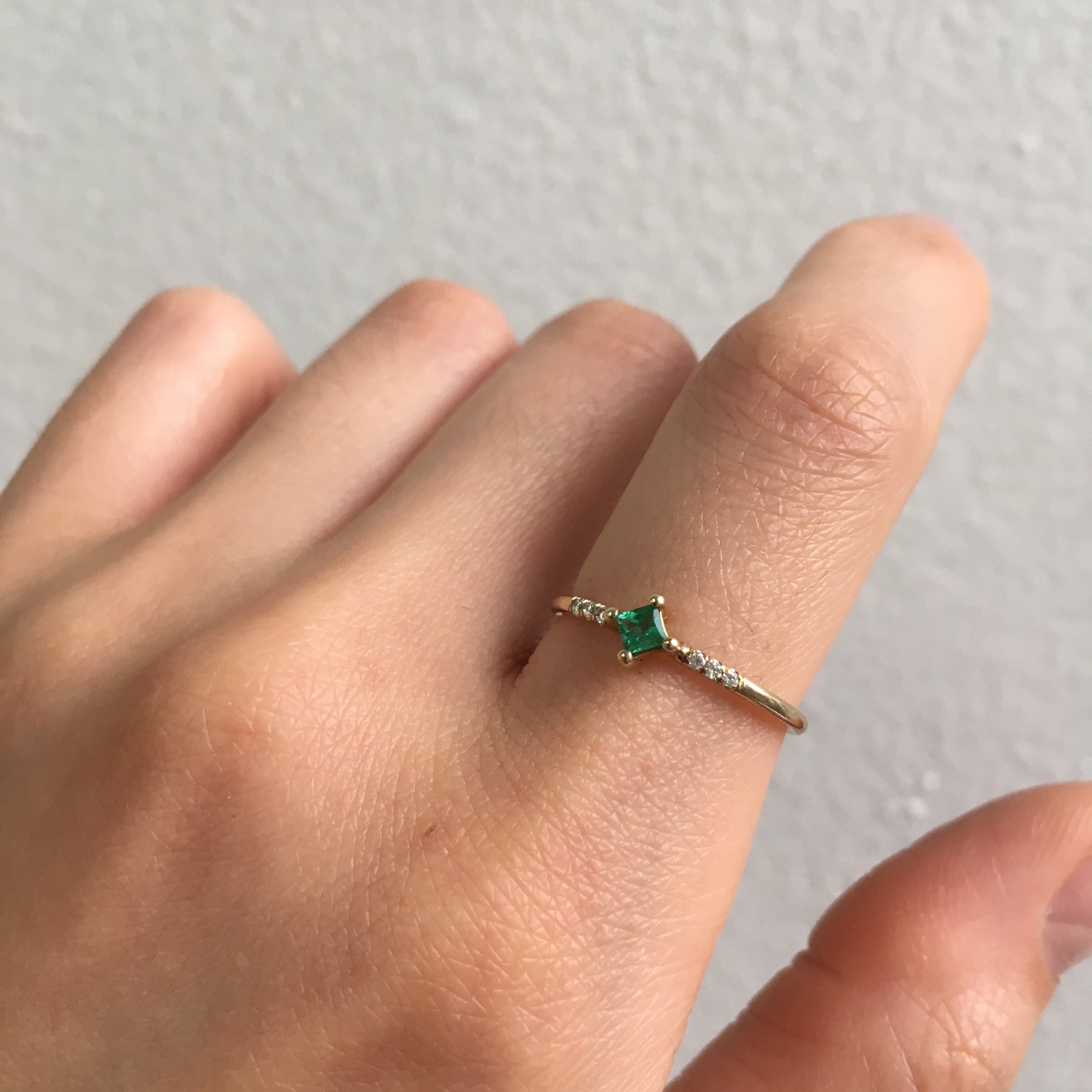 Emerald Point Equilibrium Ring