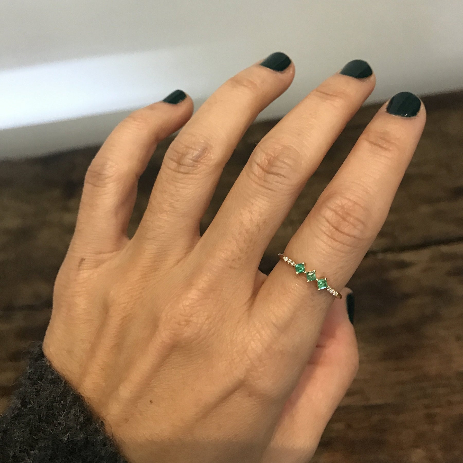 Emerald Harmony Ring