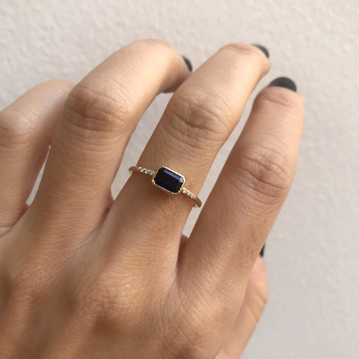 Sapphire YS Ring