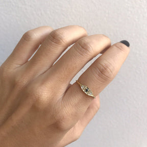 Black Diamond Mini Deco Point Ring