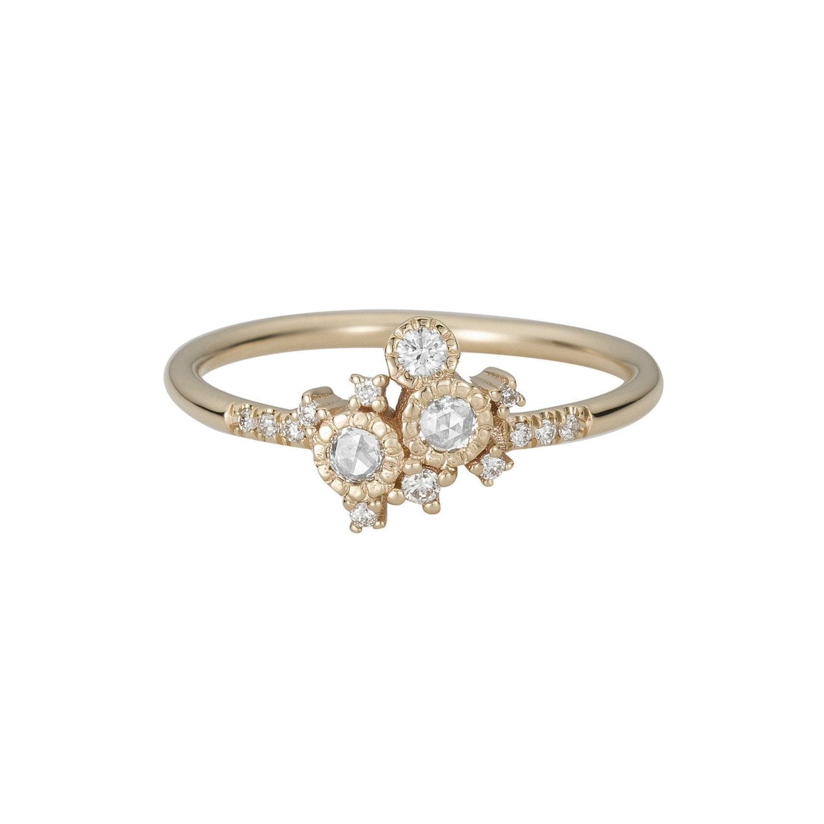 Diamond Cluster Ring