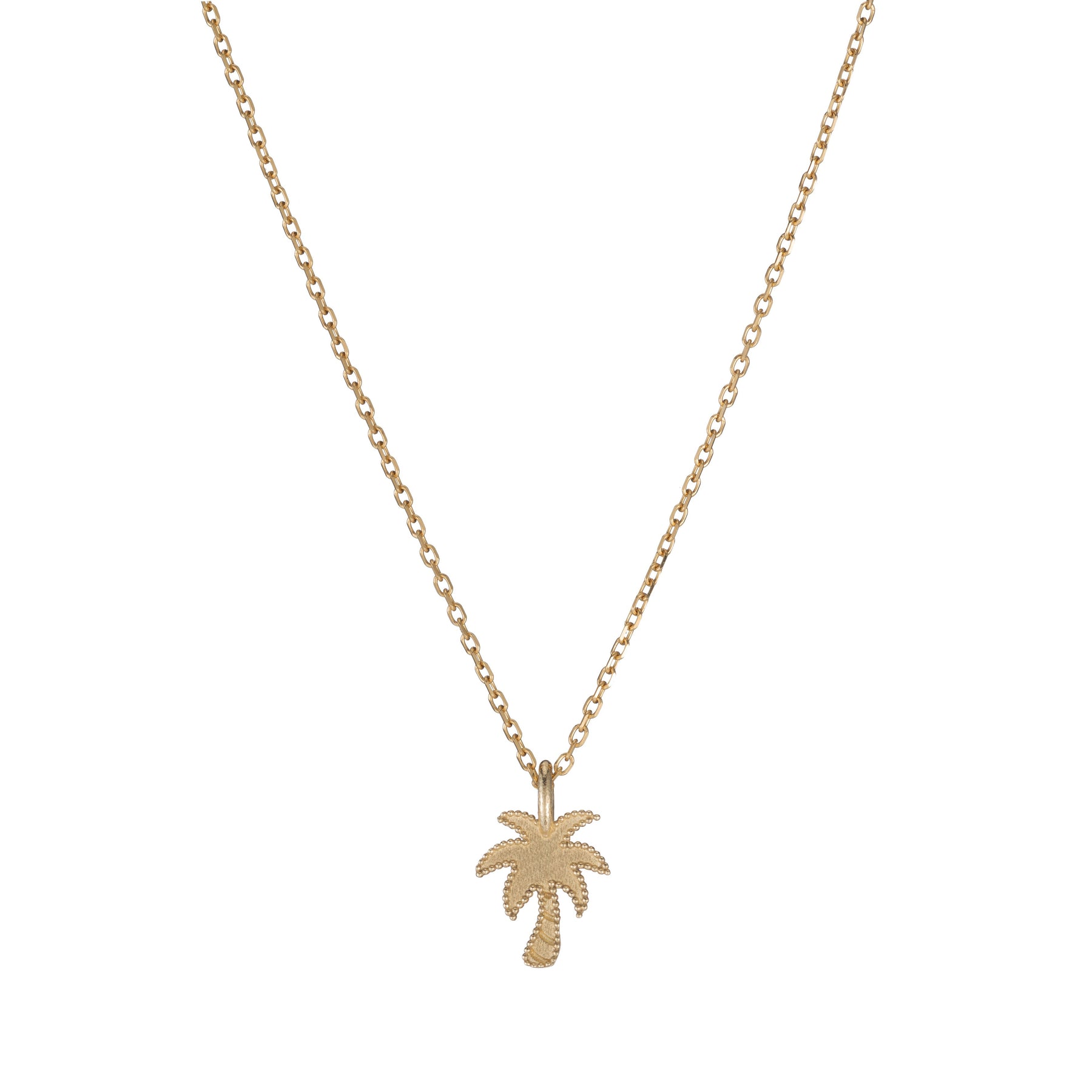 Beaded Palm Tree Necklace (ready to ship option)*