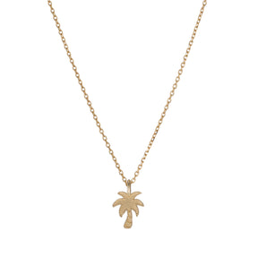 Beaded Palm Tree Necklace (ready to ship option)*