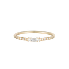 Baguette Diamond Petite Equilibrium Ring