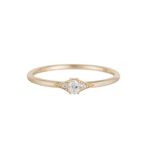 Art Deco Tiny Diamond Ring