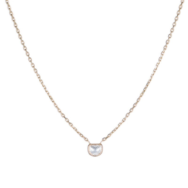 OAK Diamond Half Moon Necklace