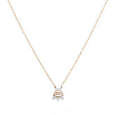 Baguette Diamond Lace Necklace