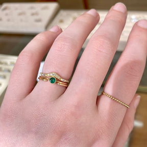 Magic Eye Emerald Ring