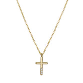 Diamond Cross Necklace (ready to ship option)*