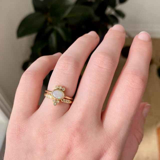 The Crown Diamond Ring | Wedding Ring | Danielle Camera